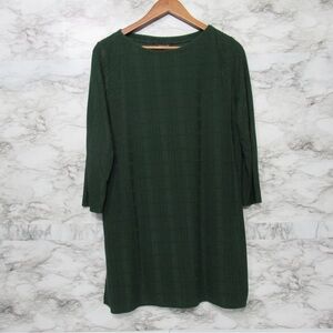 J. Jill Wearever Collection Forest Green Tunic Top Size Medium